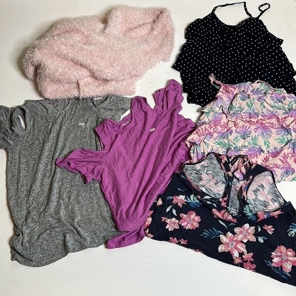 Abercrombie Kids Bundle Shirts & Cardigan 15/16 - Picture 1 of 8